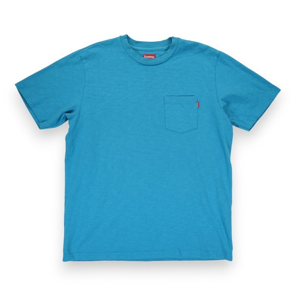 Supreme Other - Supreme Men's‎ Short Sleeve Pocket Tee Dusty Blue Large